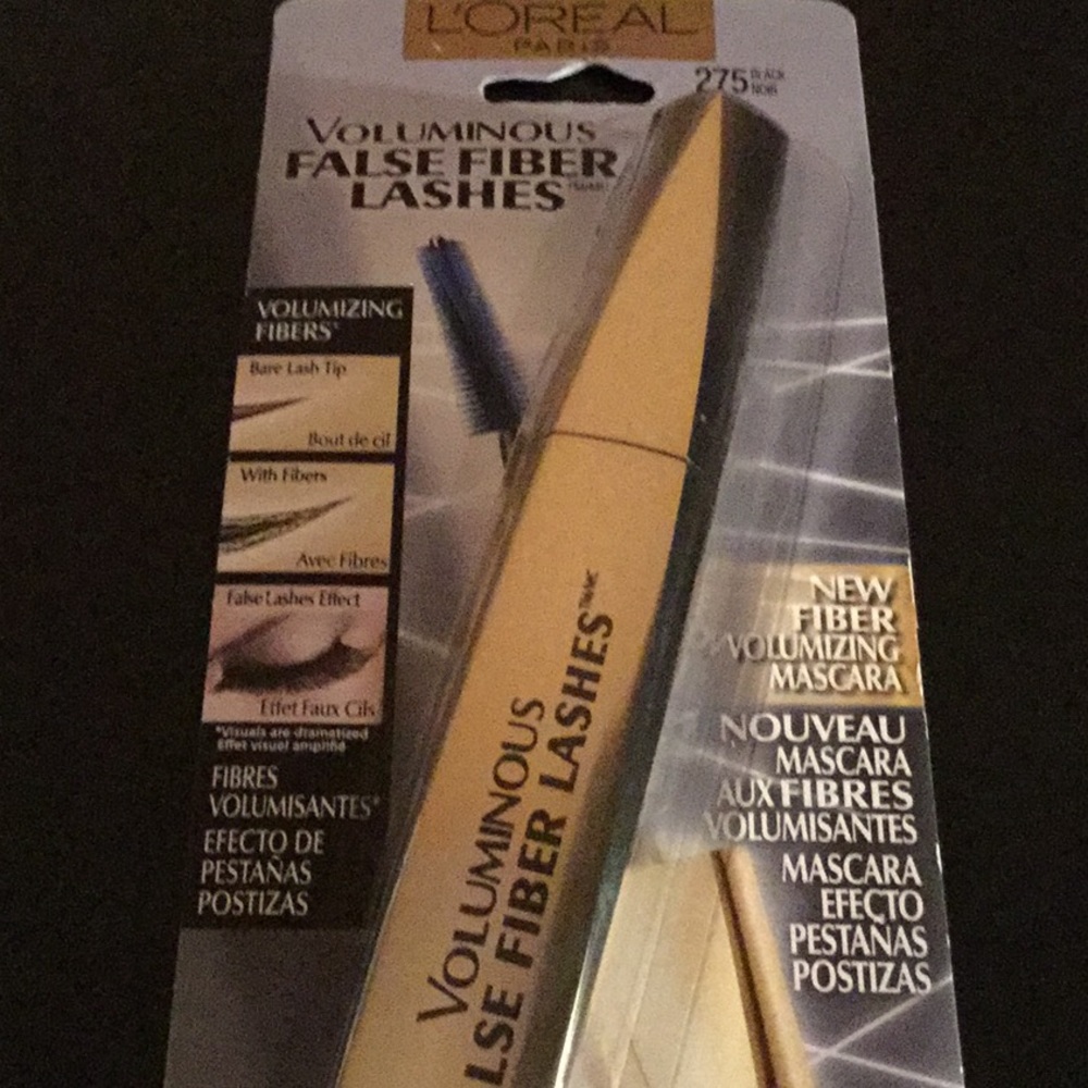 L’Oreal voluminous false fiber lashes..black